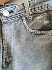 Boys Grey Denim Jeans