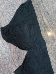 Black Basic Panties Set Of 20