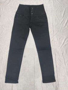 Black High Waist women Jeans Size 32