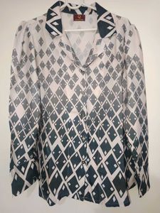 BRANDED- Printed Co-ord Set Elegant Office, party
