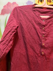 W Original Maroon Kurta