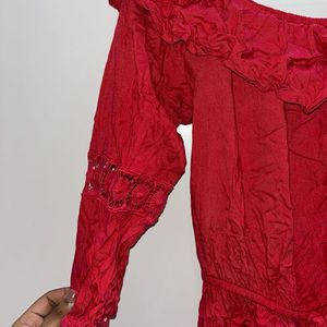 Off shoulder Romper