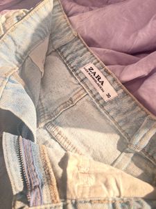 Distressed Denim Shorts