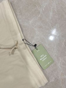 Cream Wide Leg Lounge Pants