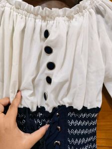 Boho Chic Peasant Dress