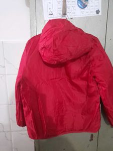 Red Hooded Jacket