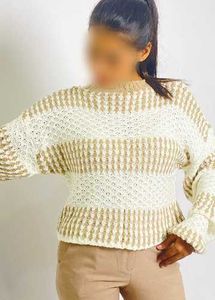 Striped Knit Sweater