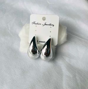 Silver Teardrop Earrings