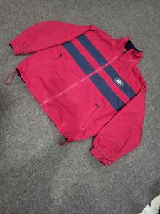 Red &amp; Blue Striped Jacket