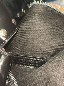 Forever 21 Black Faux Leather Bag