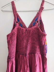 Cottagecore Embroidered Dress