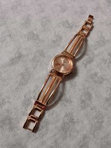 Rose Gold Wrist Watch