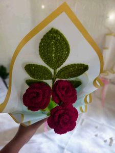 Crochet Rose Bouquet