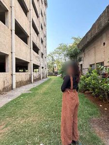 Corduroy Jumpsuit with Belt