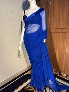 Elegant Blue Saree