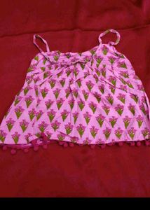 Cute comfy pink cotton pajama set