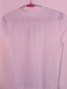 Korean White Party Top