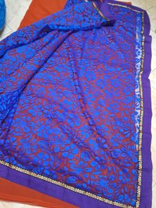 New Saree With Blouse