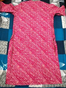 Striped Pink Kurti. plus size