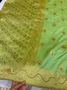 Elegant Green Saree