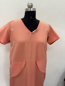 Peach Dress with Jacket