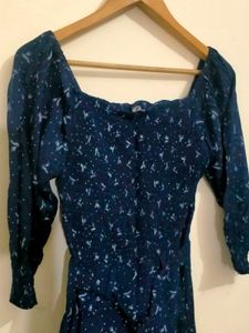Navy Blue Summer Jumpsuit Dress