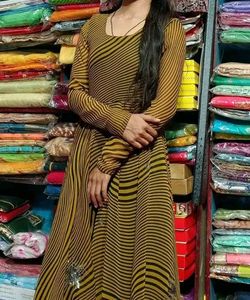 Striped Long Sleeve Dress