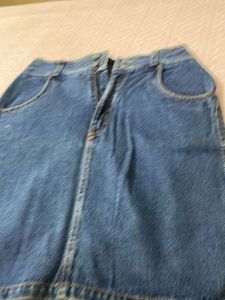 Vintage Denim Mini Skirt