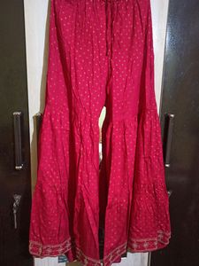 Red Ethnic Kurta Set