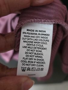 Mauve Ribbed Long Sleeve Dress