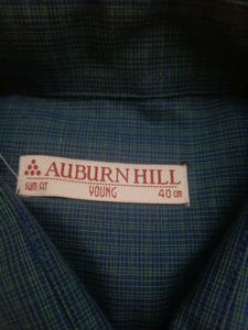 Men&#39;s Blue Checked Shirt
