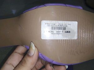Purple Transparent Heels