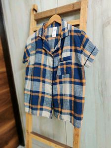 Printed Cotton Shirt  Size-38