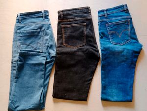 Men Denim Jeans (3 Pcs)
