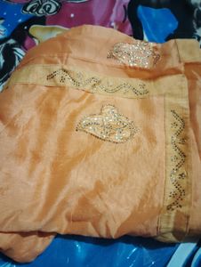 Stone Work Saree