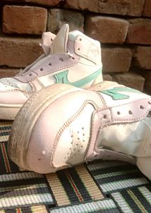 COOL PINK AND CYAN SNEAKERS