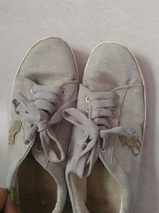 Gray Polo Sneakers