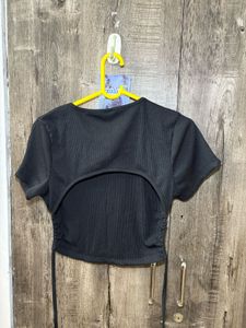 Backless Black top