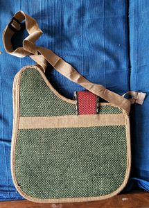 Tribal Hand Embroidery - Jute Sling Bag