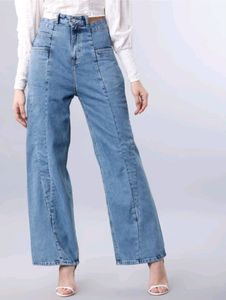 Straight Fit High Waist Jeans