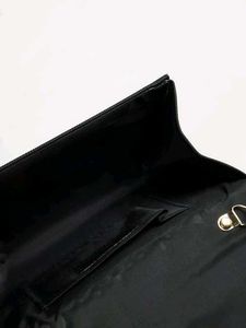 Code by Lifestyle Black Textured Clutch