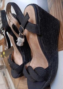 Black Ankle Strap Heels