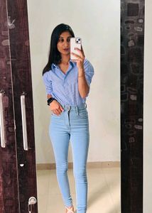 Blue Striped Button Down
