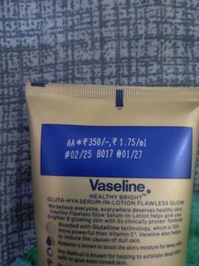 Vaseline Gluta Hya Serum In Lotion
