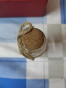 Beautiful Glass Bottle With Msg Inside