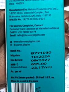 Pilgrim Face Serum - 30ml - New
