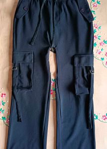 Black Roadster Polyester Pants 🖤