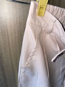 Beige Casual Pants