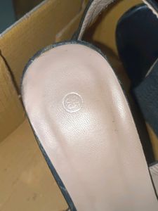 Women&#39;s Knit Chunky Block High Heels