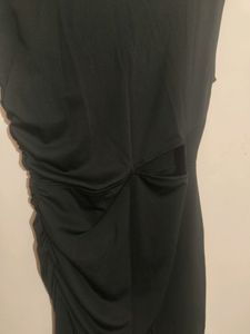 Tokyo Talkies Cutout Black Solid Bodycon Dress